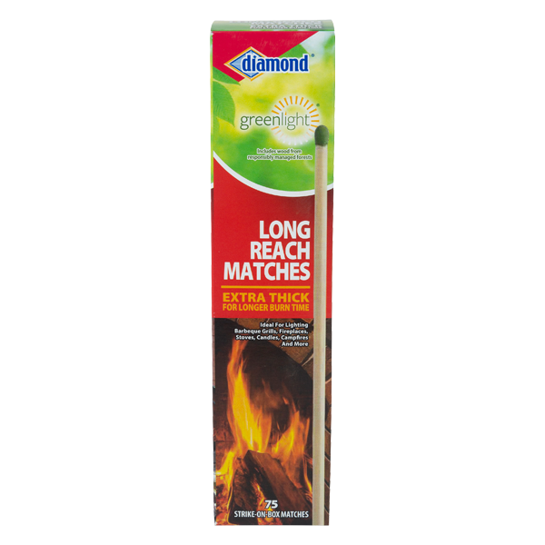 Diamond Greenlight Long Reach Matches, Large Strike On Box Matches