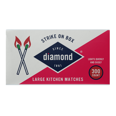 Diamond Greenlight Long Reach Matches, Large Strike On Box Matches  (75-Count) for Lighting Candles, Grills, Fireplaces, Firepits 533-383-867 -  The Home Depot